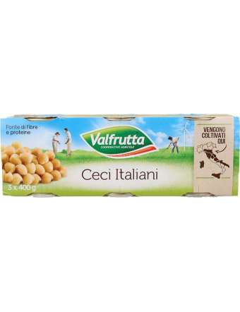 VALFRUTTA CECI GR 400X3 LATTINA