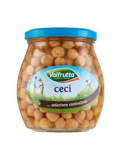 VALFRUTTA CECI VETRO GR 580