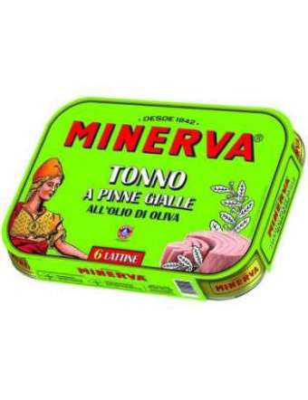 MINERVA TONNO OLIO DI OLIVA GR 70 X 6
