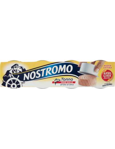 NOSTROMO TONNO OLIO DI OLIVA APRI E G.FAC. GR 65X4