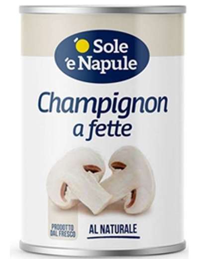 O SOLE E NAPULE FUNGHI CHAMPIGNON GR 400