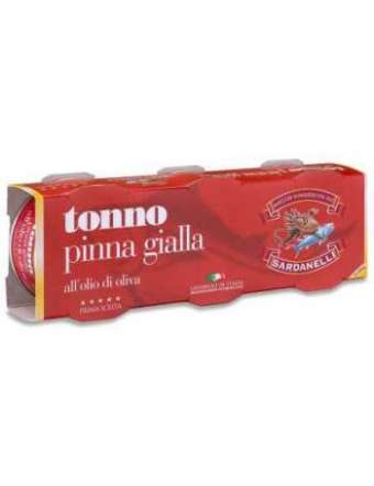 SARDANELLI TONNO OLIO OLIVA PRIMA SCELTA 3X80 GR