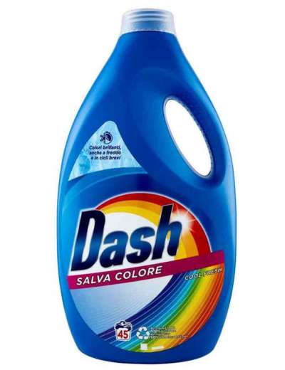 DASH LAVATRICE LIQUIDO COLORE 45 LAVAGGI