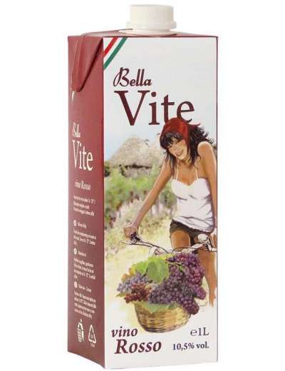 LAMONARCA BELLAVITE VINO ROSSO BRICK LT 1