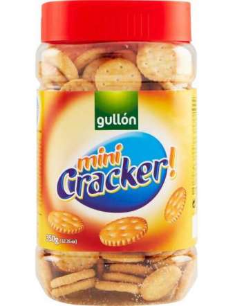 GULLON MINI CRACKERS BARATTOLO GR 350