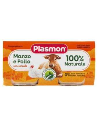 PLASMON OMO MANZO POLLO GR 80X2