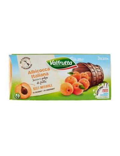 VALFRUTTA SUCCO ALBICOCCA BRIK ML 200X3