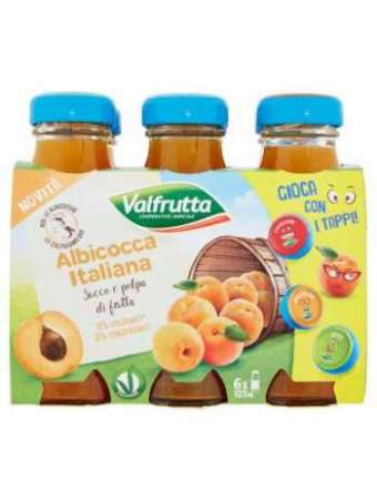 VALFRUTTA SUCCO ALBICOCCA ML 125X6