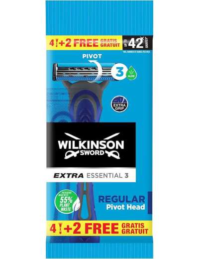 WILKINSON EXTRA TRILAMA ESSENTIALS 4+2