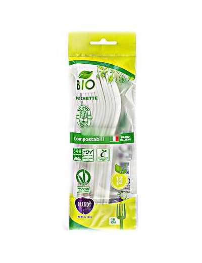 CLENDY BIO FORCHETTE 12PZ