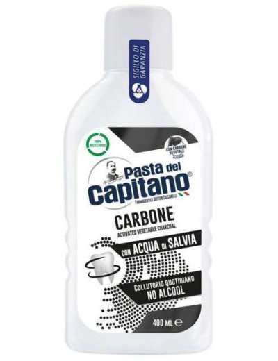 PASTA CAPITANO COLLUTORIO CARBONE ML 400