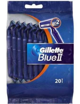 GILLETTE RASOIO BLU II 20 PZ