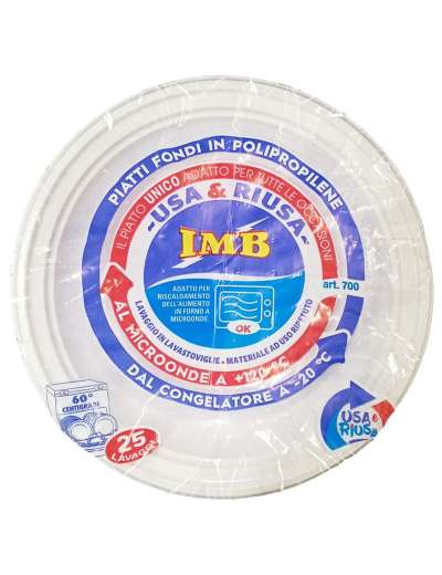 IMB PIATTI FONDI RIUTILIZZABILI USARIUSA PZ 30