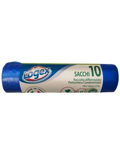 LOGEX 10 SACCHI DIFFERENZ. AZZURRO70X110