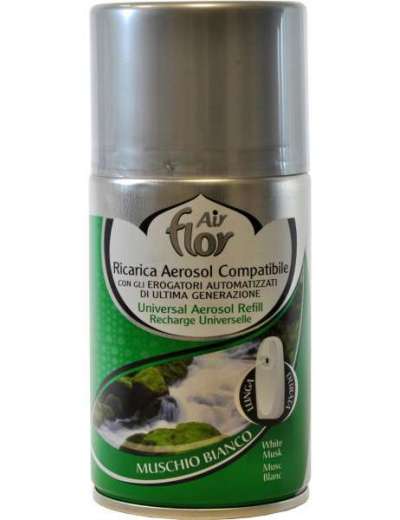 AIR FLOR DEO MATIC MUSCHIO BIANCO 250 ML