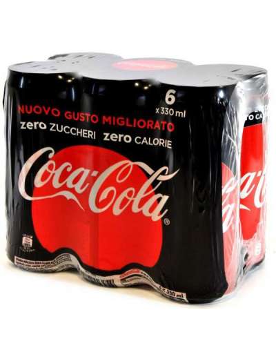 COCA COLA ZERO LATTINA SLEEK CL 33X6