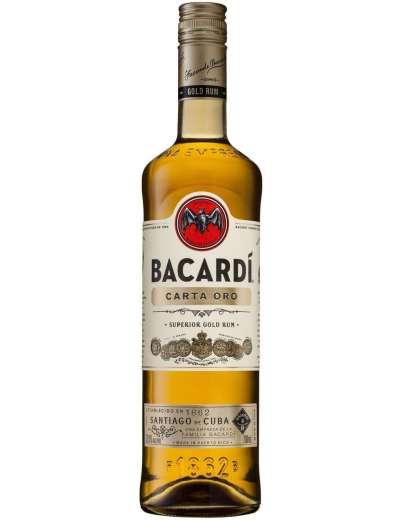 BACARDI GOLD RUM CARTA ORO CL 70