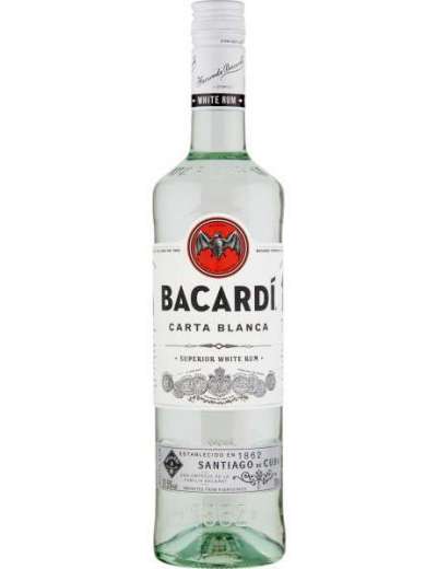 RUM BACARDI CARTA BLANCA 38% CL 70