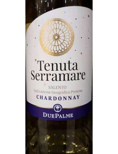TENUTA SERRAMARE VINO CHARDONNAY IGP SALENTO CL 75