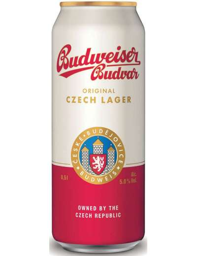 BUDWEISER CZECH LAGER BIRRA LATTINA CL 50
