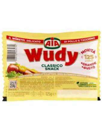 AIA WUDY SNACK WURSTEL CLASSICO 125 GR