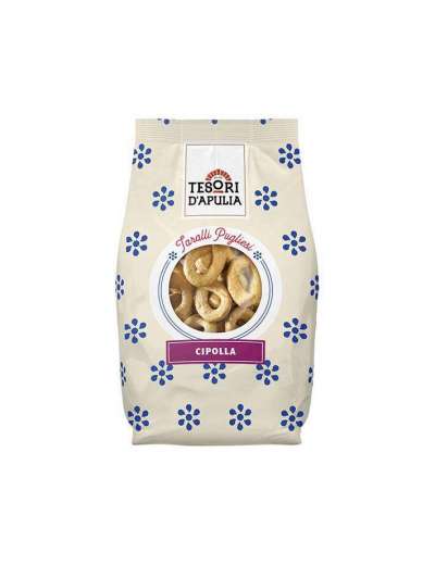 TESORI D'APULIA TARALLI CIPOLLA GR 400