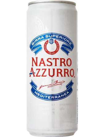 BIRRA NASTRO AZZURRO LATTINA 33 CL X 2