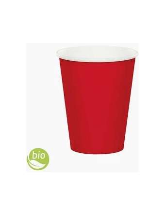 CLENDY BIO BICCHIERI ROSSI 200ML