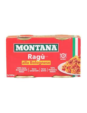 MONTANA RAGU' BOLOGNESE GR 100X2