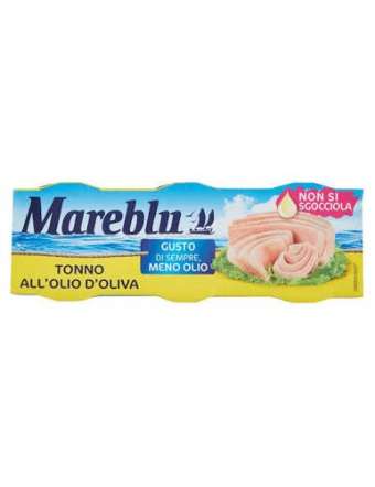 MAREBLU TONNO OLIO OLIVA GR 60 X 3 MENO OLIO