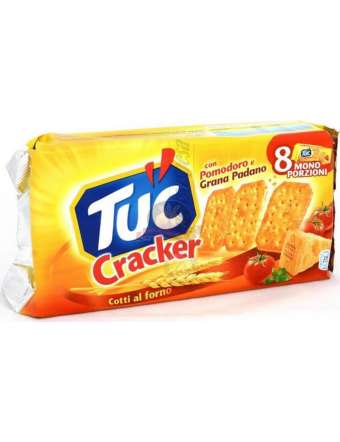 SAIWA TUC CRACKERS POMODORO E GRANA PADANO CONFEZIONE GR 250
