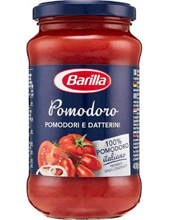 BARILLA SUGO POMODORO VETRO GR 400