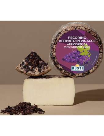 FAMIGLIA BUSTI PECORINO AFFINATO IN VINACCE KG 1,3
