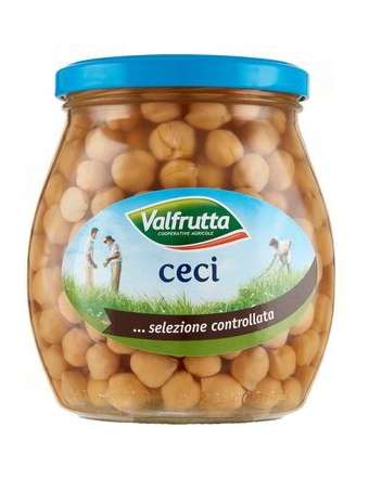 VALFRUTTA CECI VETRO GR 580