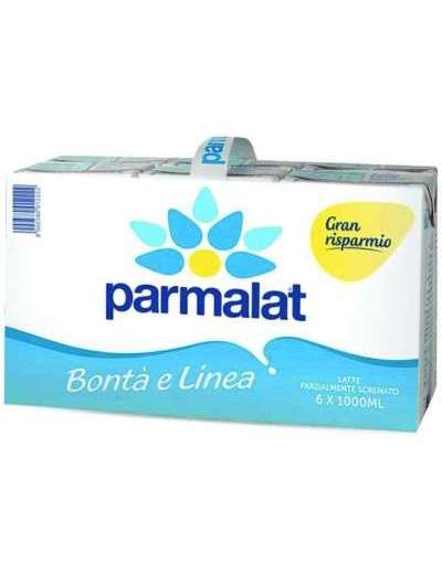PARMALAT LATTE PARZIALMENTE SCREMATO VALIGETTA X6 BRICK LT 6