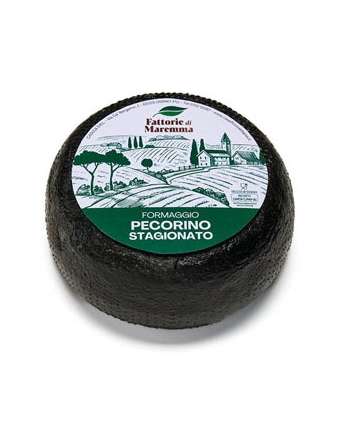 FATTORIE DI MAREMMA PECORINO STAGIONATO NERO KG 1,5