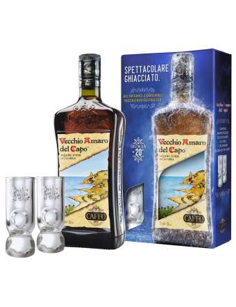 CAFFO AMARO DEL CAPO CL 70 CONF +2 BICCHIERI