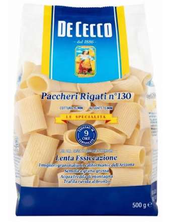 DE CECCO PACCHERI RIGATI GR 500