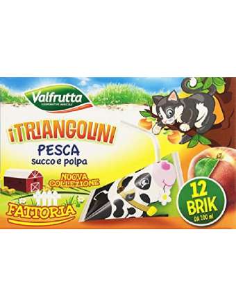 VALFRUTTA PESCA TRIANGOLINI ML 100X12 BRICK