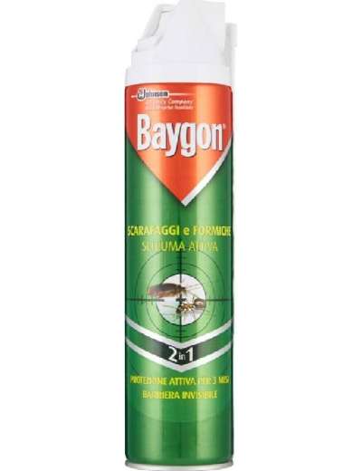 BAYGON SCHIUMA ATTIVA SCARAFAGGI & FORMICHE ML 400