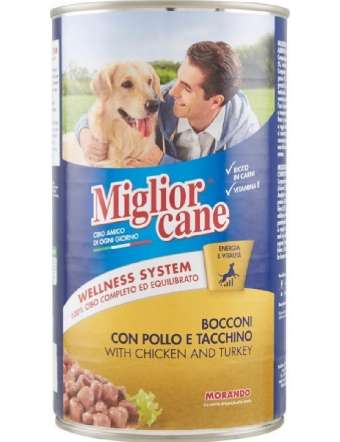 MIGLIORCANE BOCCONCINI DI POLLO TACCHINO LATTA KG 1,25