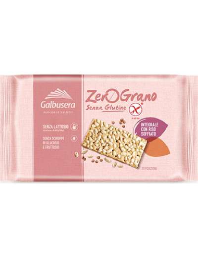 GALBUSERA ZEROGRANO SENZA GLUTINE CRACKER INTEGRALE GR 320