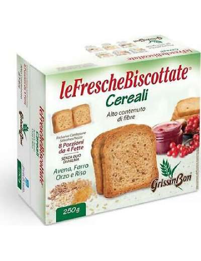 GRISSINBON LE FRESCHE BISCOTTATE AI CEREALI GR 250