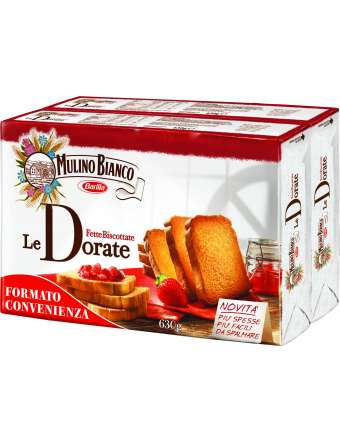 MULINO BIANCO FETTE DORATE BIPACK KG 1,26