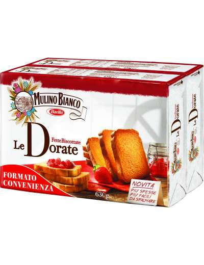 MULINO BIANCO FETTE DORATE BIPACK KG 1,26