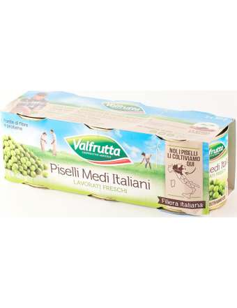 VALFRUTTA 3X400 PISELLI MEDI KG 1,2