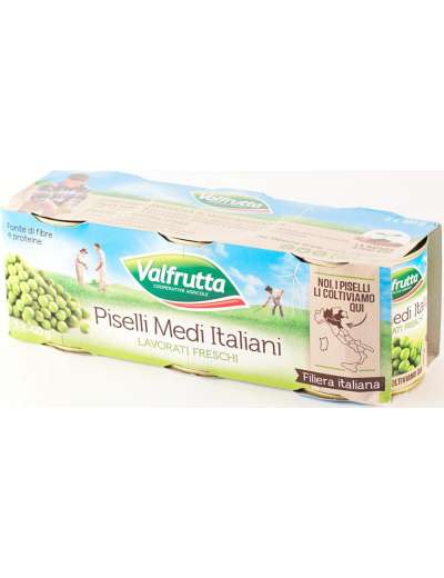 VALFRUTTA 3X400 PISELLI MEDI KG 1,2