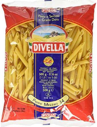 DIVELLA N 34 PENNE MEZZANE LISCE GR 500