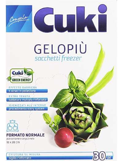 CUKI SACCHETTI PICCOLI GELOPIU' LT 1,5 PZ 30