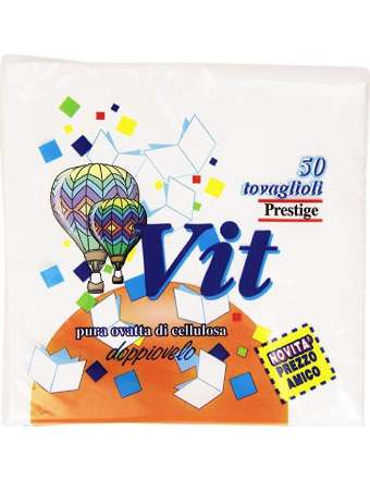 VIT TOVAGLIOLI DOPPIO VELO 33X33 PZ 50